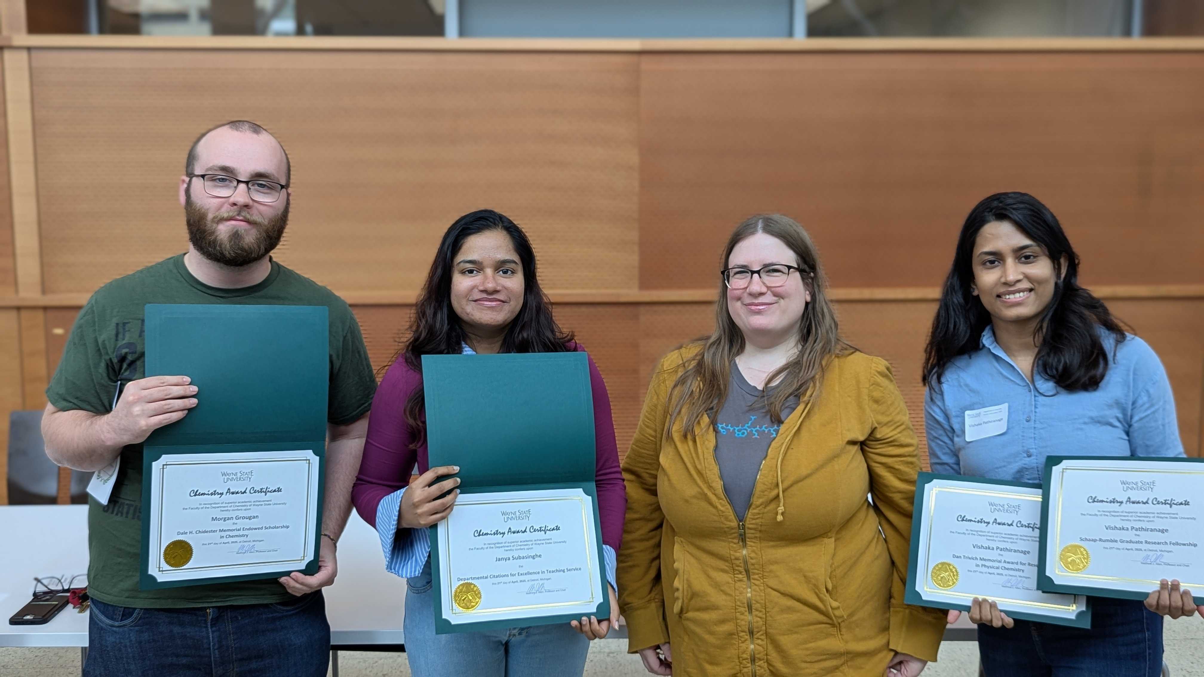 Chemistry Department Awards